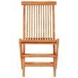 vidaXL Wood Small Bistro Set in Gray/Brown/Natural