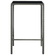 vidaXL 3 Piece Steel Bar Set in Gray