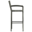 vidaXL 3 Piece Steel Bar Set in Gray
