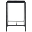 vidaXL 5 Piece Steel Small Bar Set in Black