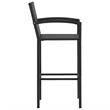 vidaXL 5 Piece Steel Small Bar Set in Black