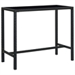 vidaXL 7 Piece Steel Bar Set in Black