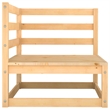 vidaXL 5 Piece Wood Garden Lounge Set in Natural