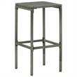 vidaXL 5 Piece Solid Acacia Wood Bar Set in Gray