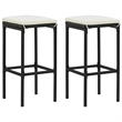 vidaXL Steel Medium Bar Set in Black