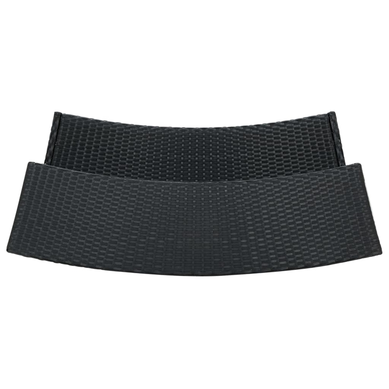 vidaXL Steel Medium Bar Set in Black