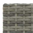 vidaXL 7 Piece Solid Acacia Wood Medium Bar Set in Gray