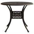 vidaXL Aluminum Medium Bistro Set in Brown
