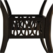 vidaXL 5 Piece Aluminum Medium Bistro Set in Bronze