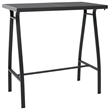 vidaXL 7 Piece Steel Bar Set in Black/Gray