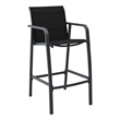 vidaXL 7 Piece Steel Bar Set in Black/Gray