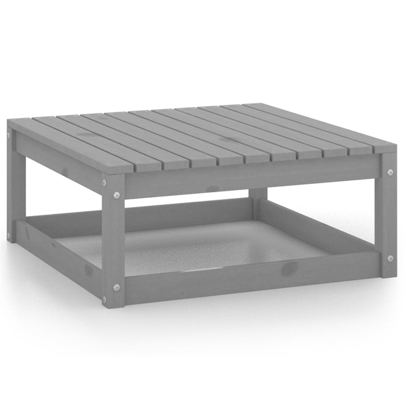 vidaXL 6 Piece Wood Garden Lounge Set in Gray