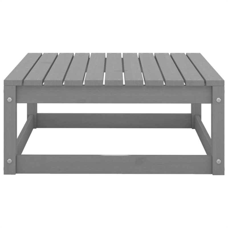 vidaXL 6 Piece Wood Garden Lounge Set in Gray