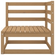 vidaXL 8 Piece Wood Large Garden Lounge Set in Brown