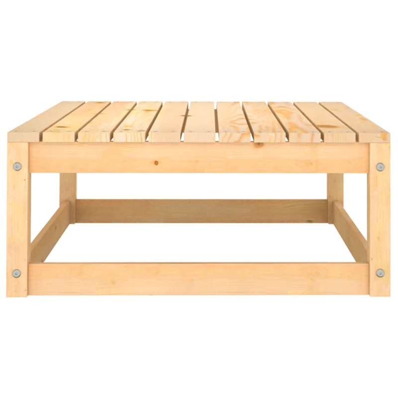 vidaXL 5 Piece Wood Small Garden Lounge Set in Natural