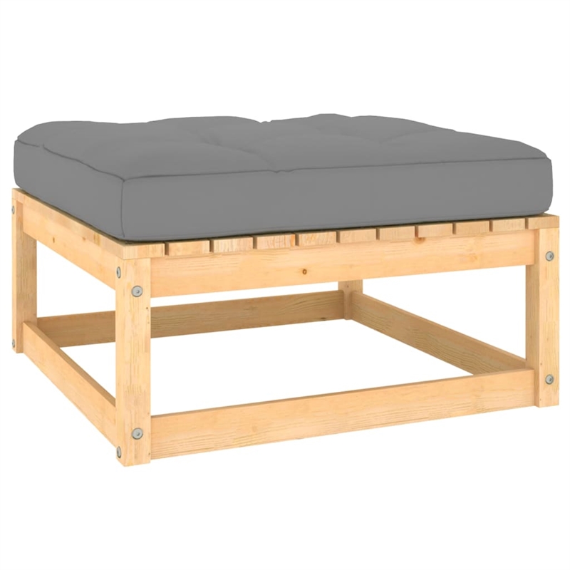 vidaXL 3 Piece Wood Garden Lounge Set