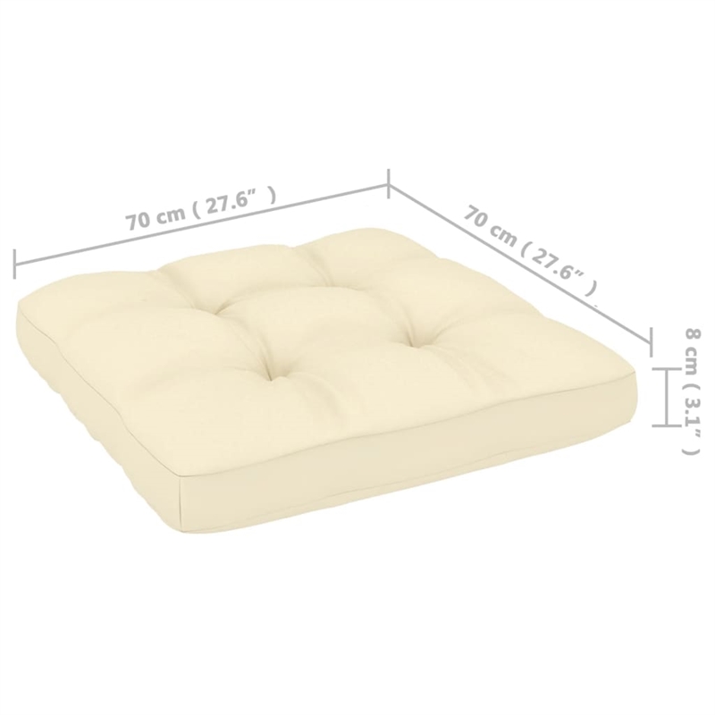 vidaXL Wood Garden Lounge Set in Brown