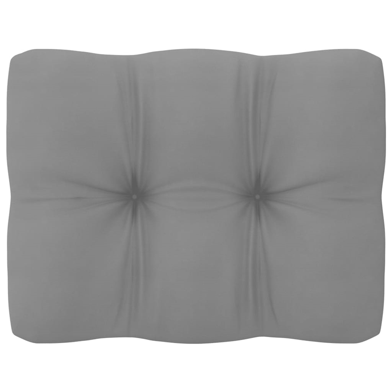 vidaXL 8 Piece Wood Small Lounge Set in Gray/Natural