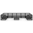vidaXL Wood Large Garden Lounge Set in Black