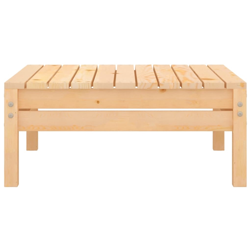 vidaXL 8 Piece Wood Garden Lounge Set in Natural