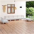 vidaXL Wood Garden Lounge Set in White