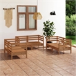 vidaXL Wood Standard Garden Lounge Set in Brown