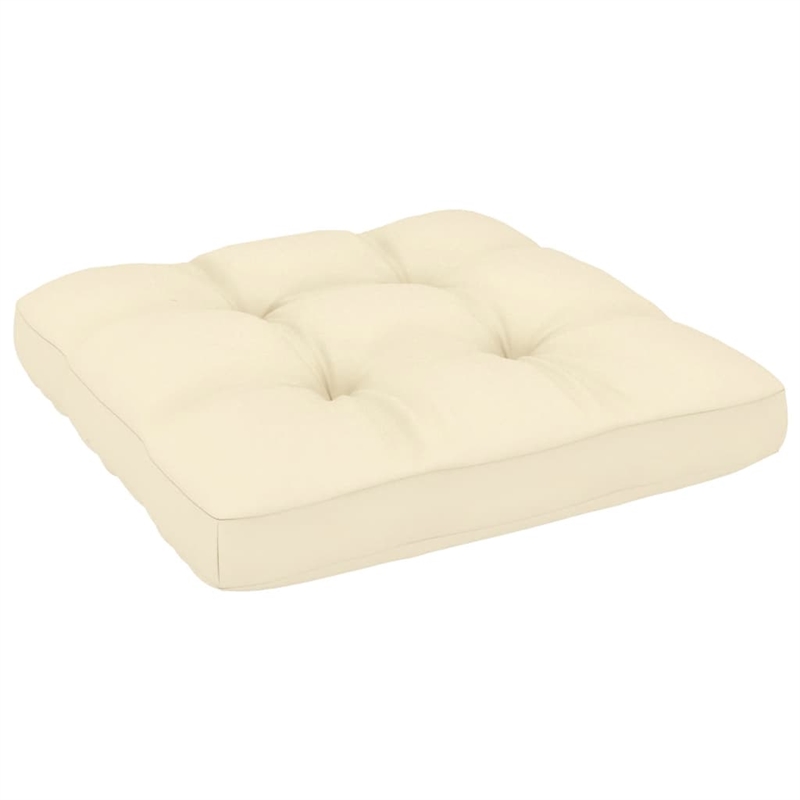 vidaXL Wood Garden Lounge Set in Brown/Cream