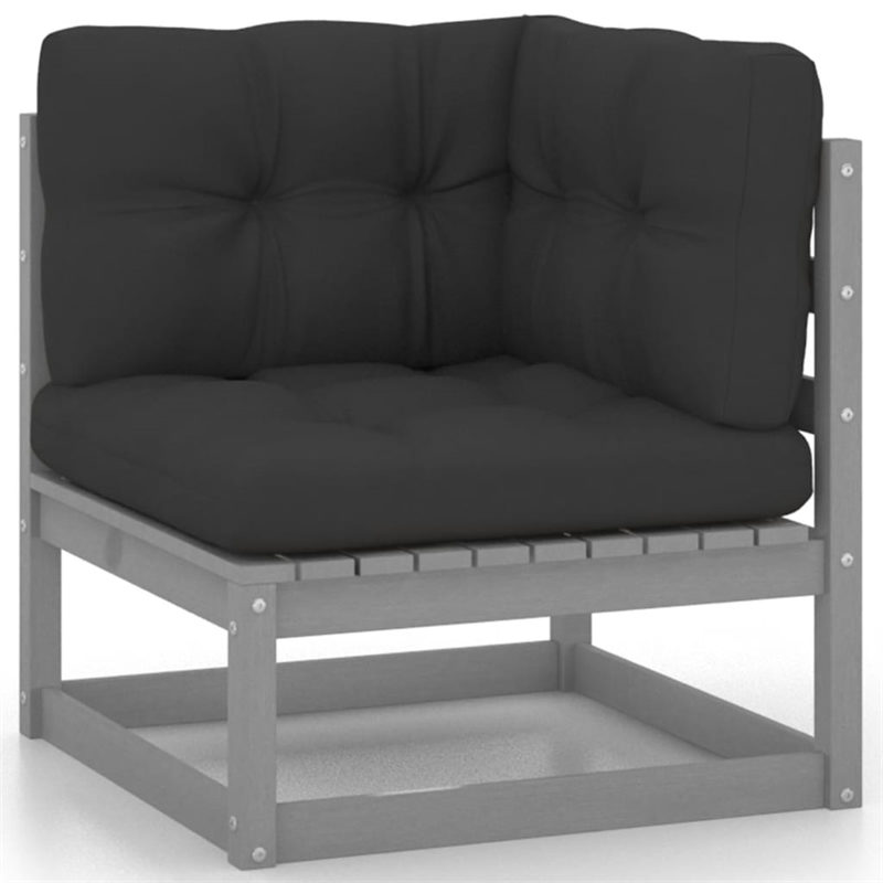 vidaXL 7 Piece Garden Lounge Set in Gray/Anthracite