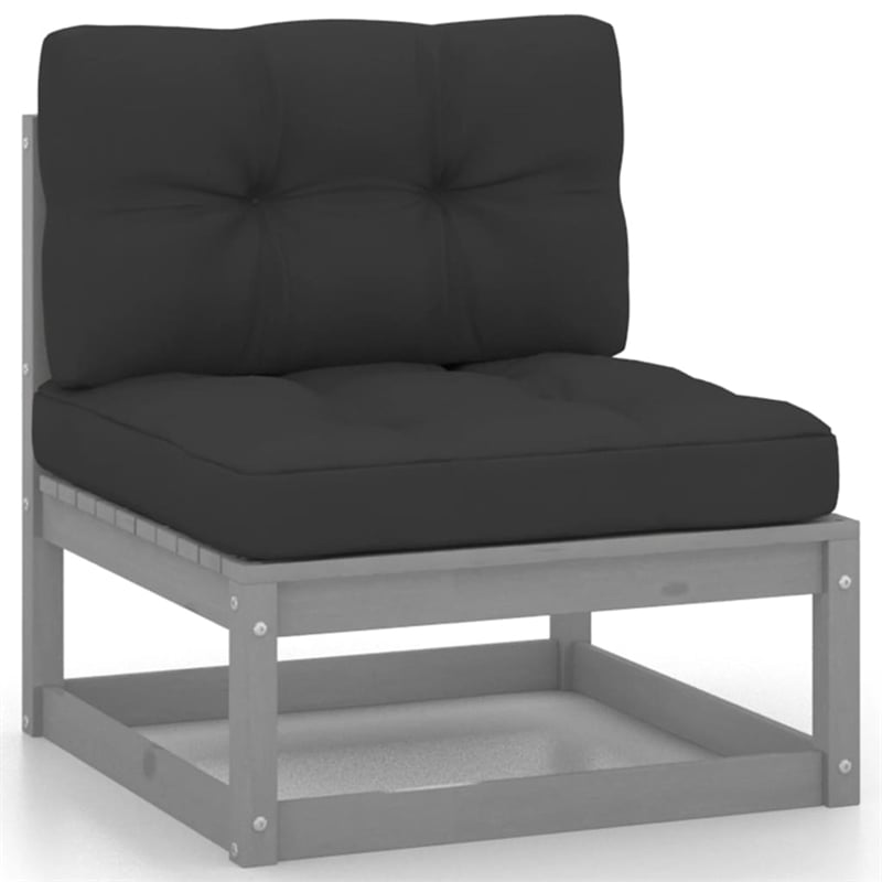 vidaXL 7 Piece Garden Lounge Set in Gray/Anthracite