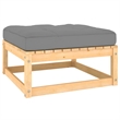 vidaXL Wood Garden Lounge Set in Gray/Natural