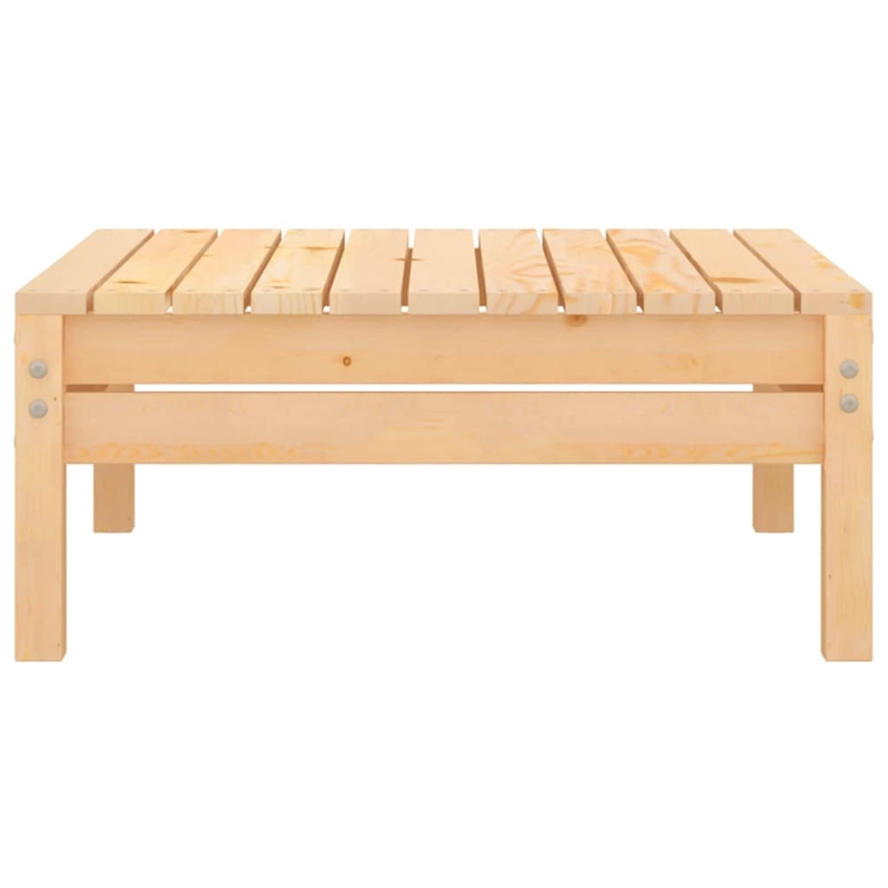 vidaXL Wood Large Garden Lounge Set in Natural