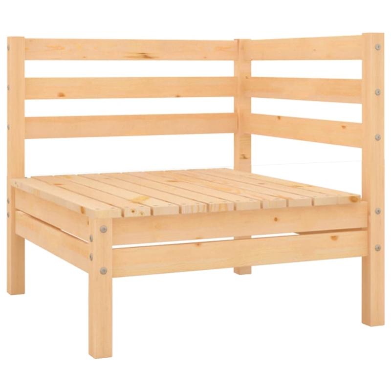 vidaXL Wood Medium Garden Lounge Set in Natural
