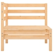 vidaXL Wood Medium Garden Lounge Set in Natural