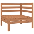 vidaXL Wood Medium Garden Lounge Set in Brown