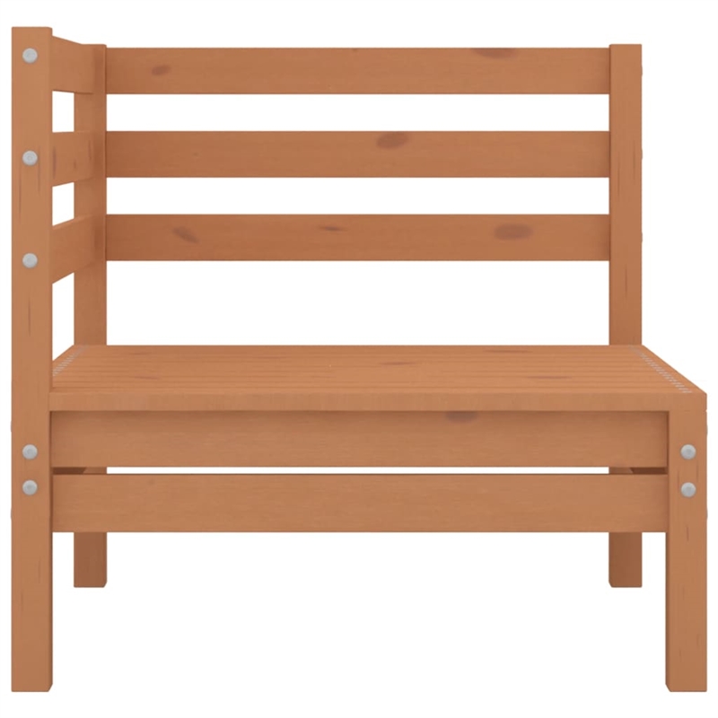 vidaXL Wood Medium Garden Lounge Set in Brown