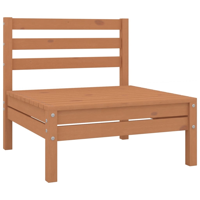 vidaXL Wood Medium Garden Lounge Set in Brown