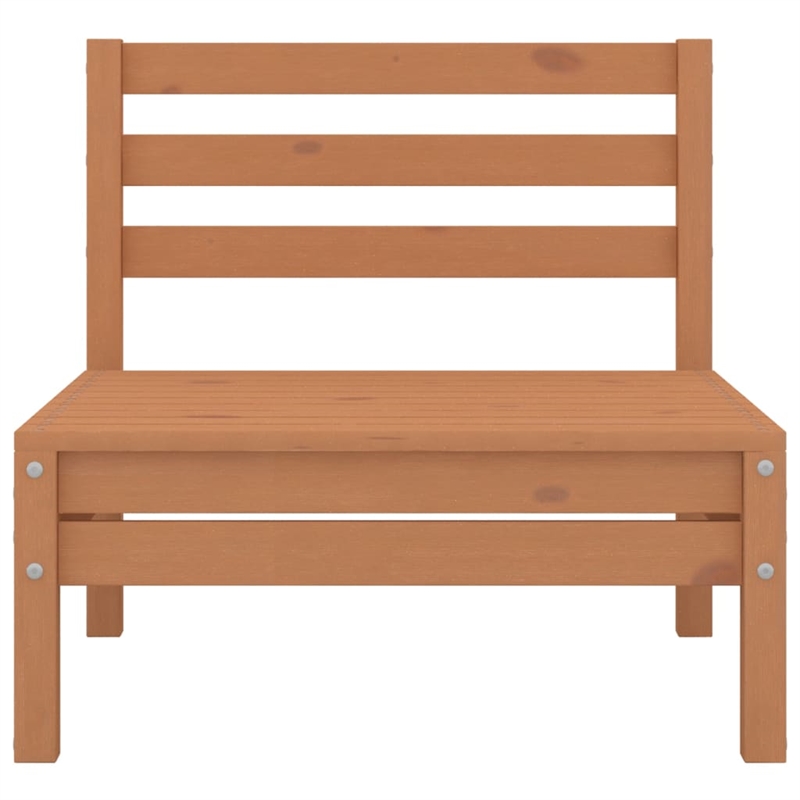 vidaXL Wood Medium Garden Lounge Set in Brown