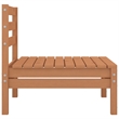 vidaXL Wood Medium Garden Lounge Set in Brown