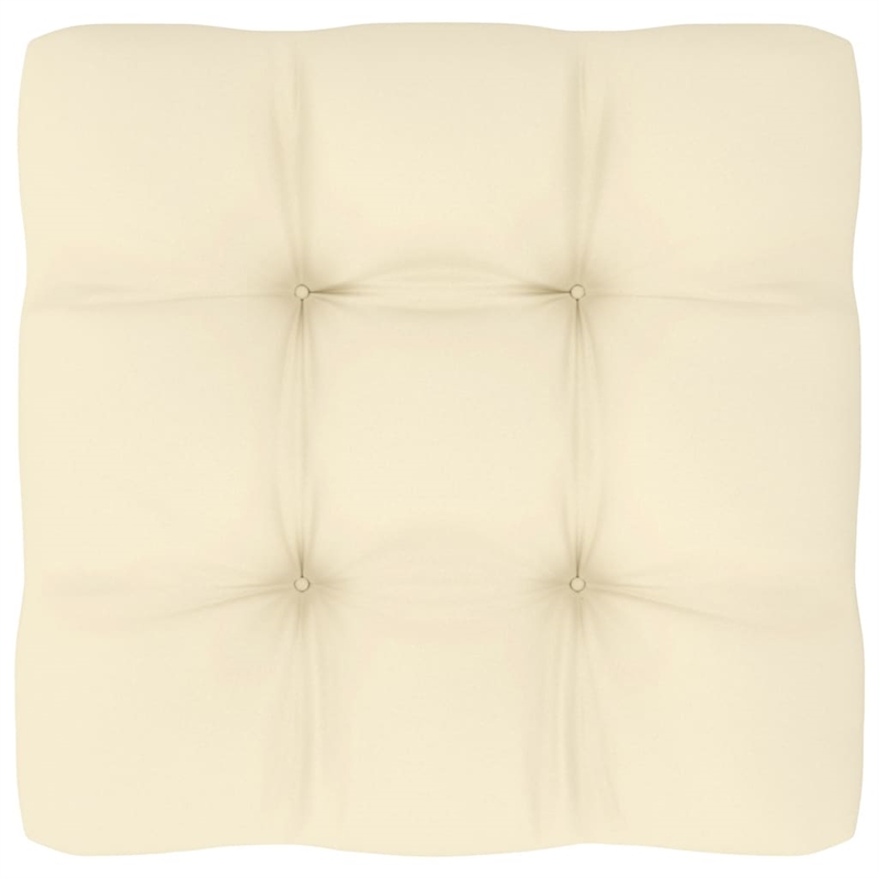 vidaXL Wood Garden Lounge Set in Brown/Cream