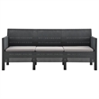 vidaXL 3 Piece Medium Garden Lounge Set in Anthracite
