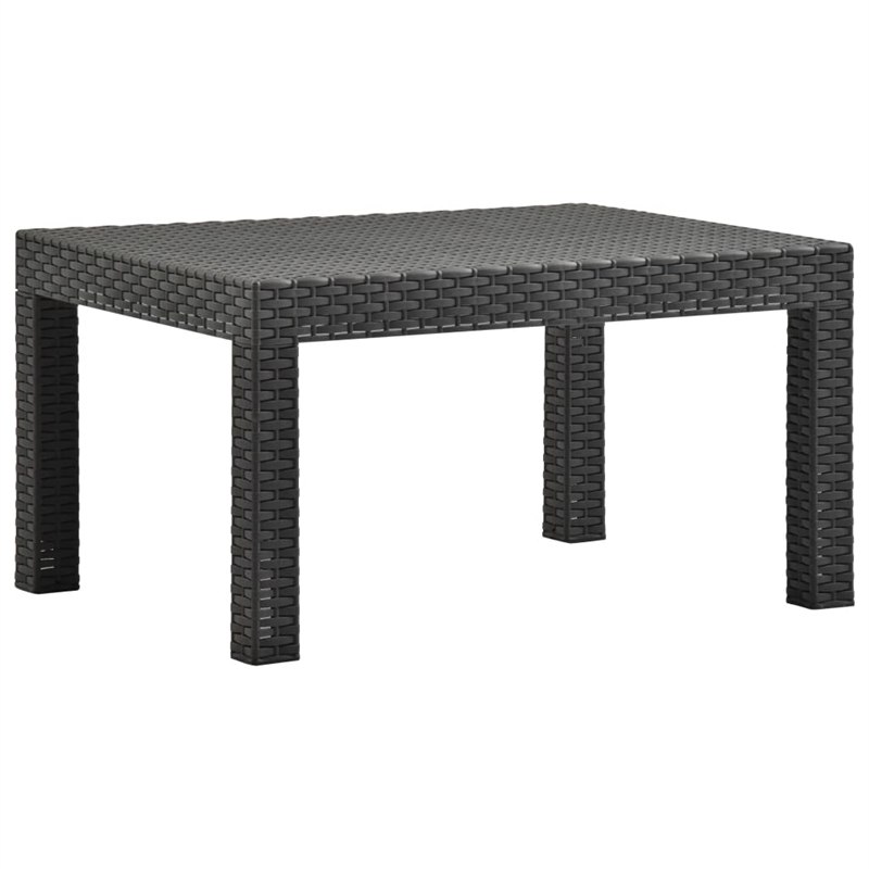 vidaXL 3 Piece Medium Garden Lounge Set in Anthracite