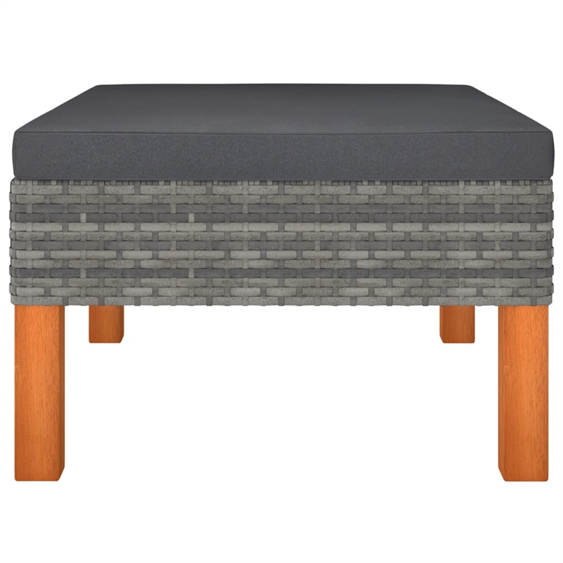 vidaXL 6 Piece Steel Garden Lounge Set in Gray