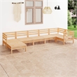 vidaXL Wood Medium Garden Lounge Set in Natural