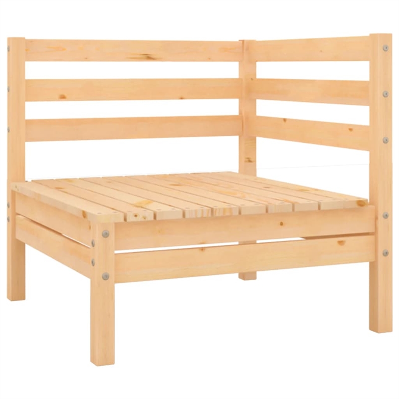 vidaXL Wood Medium Garden Lounge Set in Natural