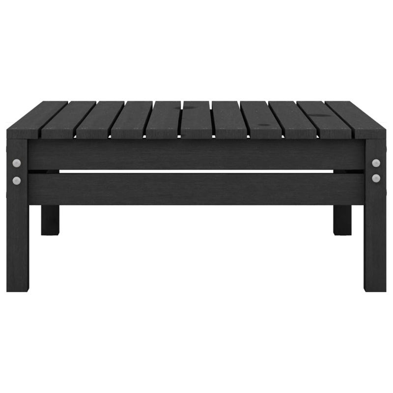 vidaXL Wood Garden Lounge Set in Black