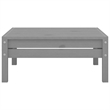 vidaXL 9 Piece Wood Large Garden Lounge Set in Gray