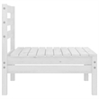 vidaXL Wood Garden Lounge Set in White