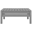 vidaXL Wood Large Garden Lounge Set in Gray