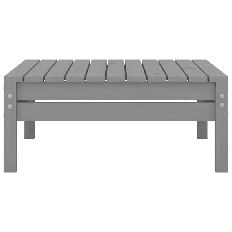 vidaXL Wood Medium Garden Lounge Set in Gray