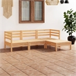vidaXL Wood Medium Garden Lounge Set in Natural